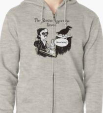 PASSIVE AGGRESSIVE RAVEN Zipped Hoodie