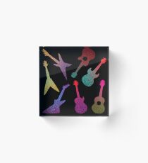 Guitars Acrylic Block