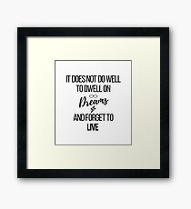 Dreams Framed Print