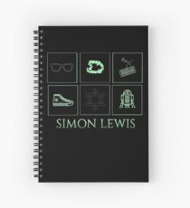 Minimalistic • simon Lewis • Spiral Notebook