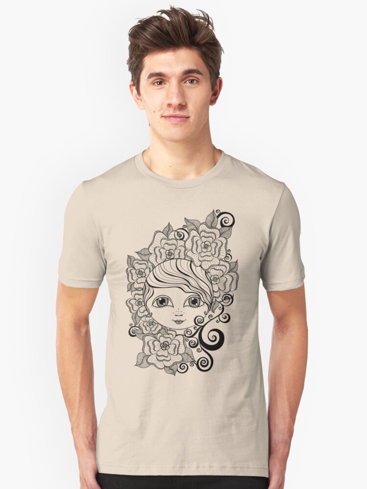 Alternate view of Ruby in Bloom Slim Fit T-Shirt