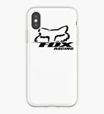 fox racing logo black iPhone Case