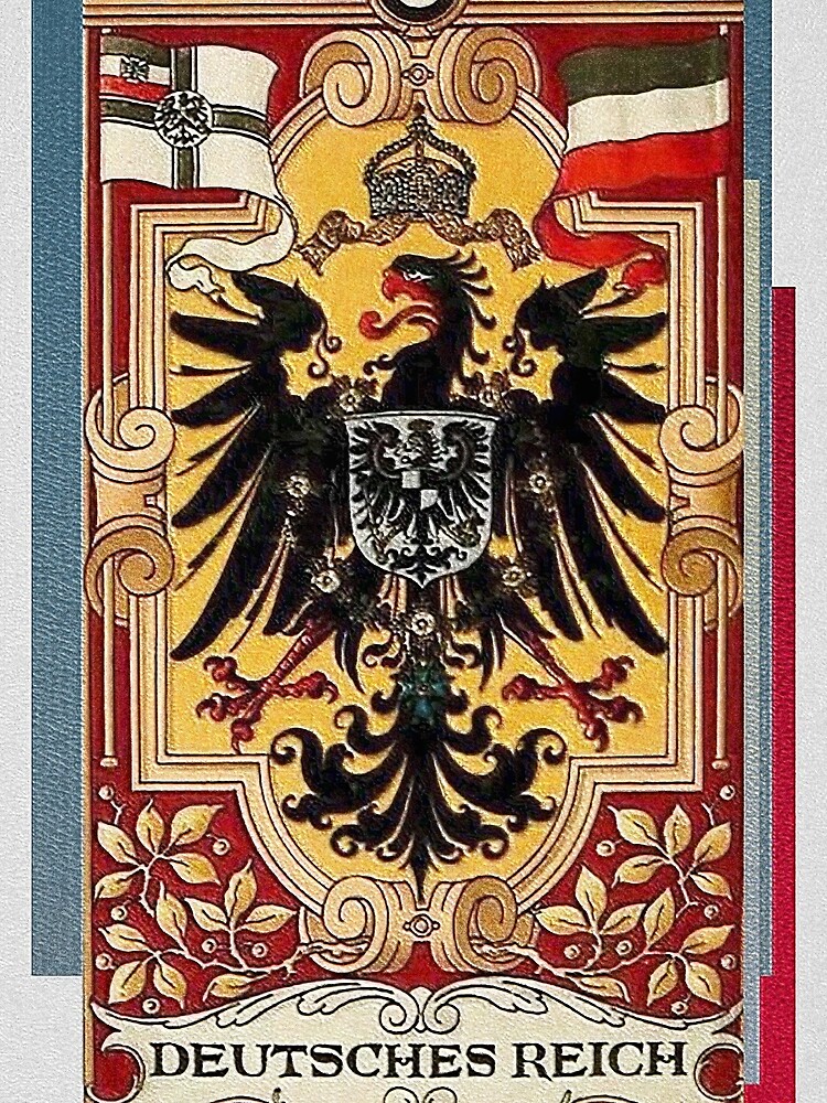 Kaiserzeit...German Flags and Eagle by edsimoneit
