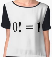 #mathematics #factorial #nonnegative #integer #denoted #product #positive #integers #less #lessthan #equal #value #according #convention #emptyproduct #MathExpression #Math #Expression #button #word Chiffon Top