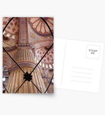The Blue Mosque Interior Enlightened Postcards