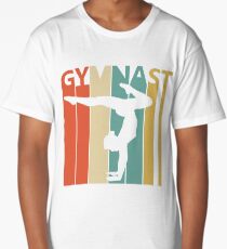 Vintage Retro Gymnast Long T-Shirt