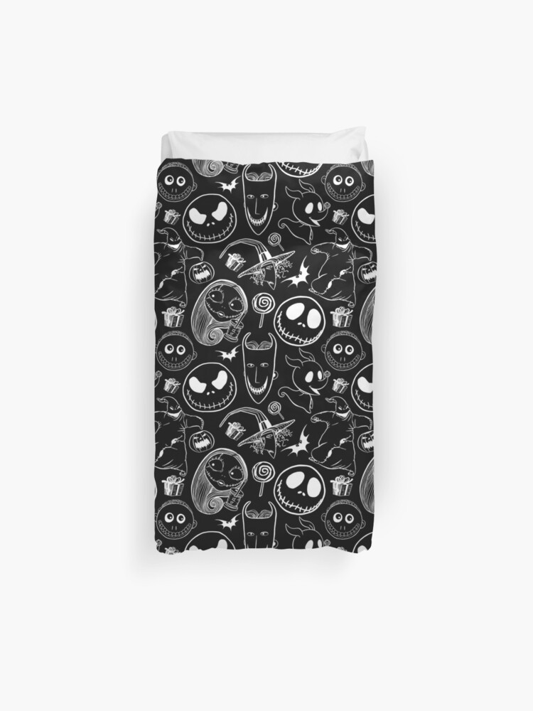 Nightmare Before Christmas Duvet Cover By Lonelybunny Redbubble