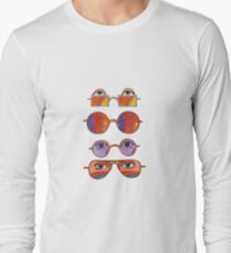 vintage glasses design Long Sleeve T-Shirt