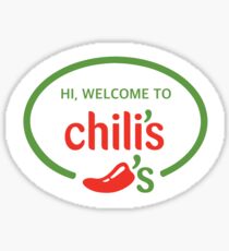 Hi Welcome to Chili's Vine Sticker