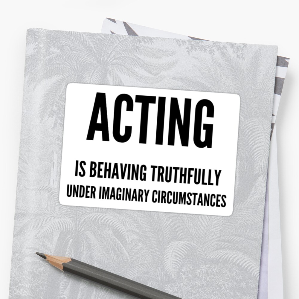 definition-of-acting-sticker-by-piddle99-redbubble