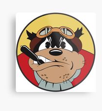398th Bomb Group - 603rd Squadron - B-17 (WWII) Clean Style Metal Print