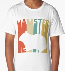 Vintage Retro Hamster Long T-Shirt