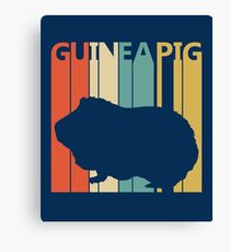 Vintage Retro Guinea Pig Canvas Print