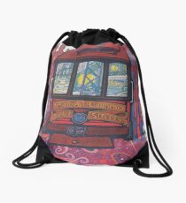 San Francisco California Retro Vintage Travel Poster Drawstring Bag
