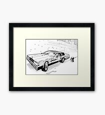 Brooklyn Cadillac Framed Print