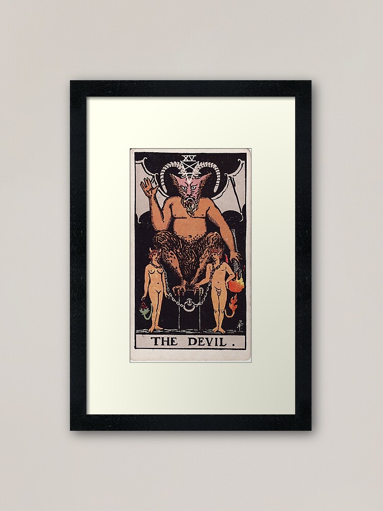 Alternate view of The Devil Tarot Framed Art Print