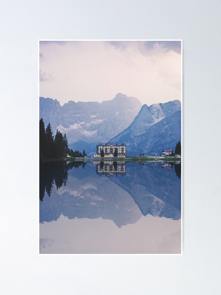 Alternate view of Grand Mountain Hotel - Dolomites Collection Poster