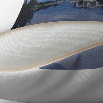 Alternate view of Grand Mountain Hotel - Dolomites Collection Throw Pillow