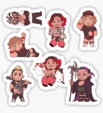 chibi LIJ sticker set Sticker
