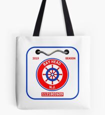 Bay Head Beach Badge Tote Bag