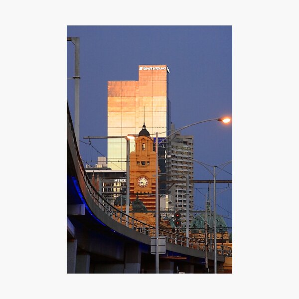 Flinders Station, Melbourne Photographic Print