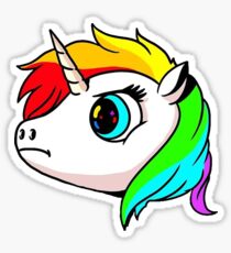 Unicorn Head Sticker