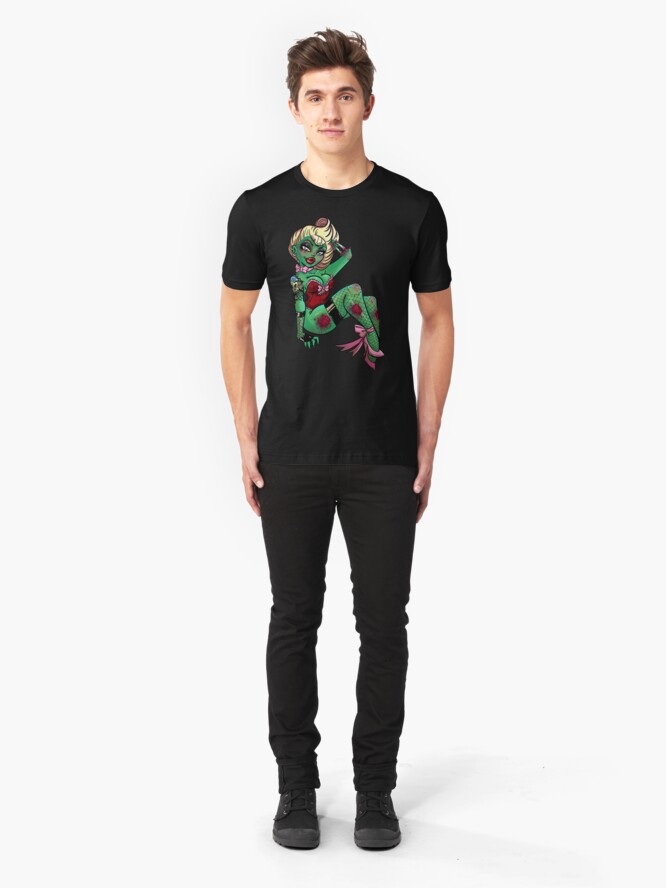 Alternate view of Zombie-licious Zaria Slim Fit T-Shirt