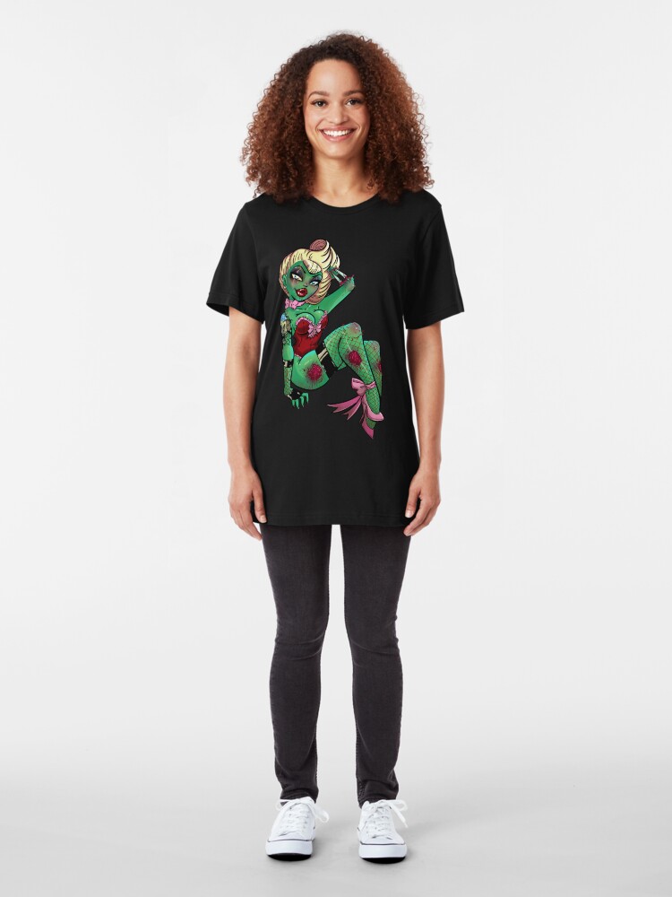 Alternate view of Zombie-licious Zaria Slim Fit T-Shirt