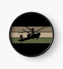 Apache Helicopter Clock