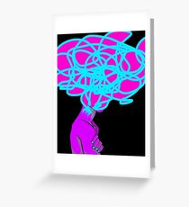 Complex Thoughts Greeting Card