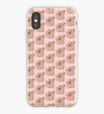 Pastel Gold Crystal Cluster iPhone Case