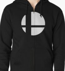 Super Smash Bros. Ultimate Logo Zipped Hoodie