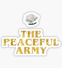 The Peaceful Army Sticker