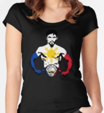 MANNY PACQUIAO Women's Fitted Scoop T-Shirt