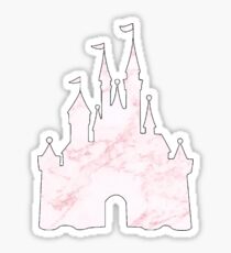 Pegatina Castillo de mármol rosa