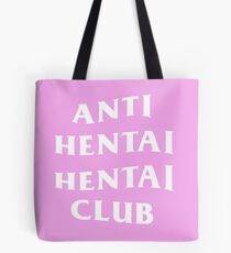Bolsa de tela ANTI HENTAI HENTAI CLUB * p i n k