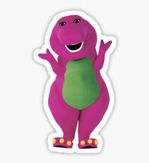 Barney the Dinosaur Stickers | Redbubble