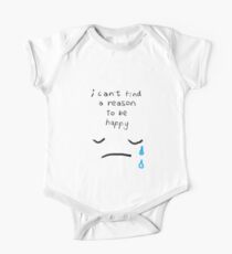 i can't find a reason to be happy One Piece - Short Sleeve