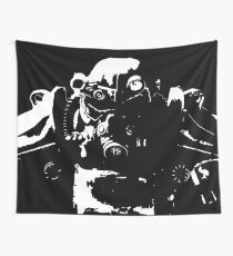 Fallout 3, Fallout New Vegas, Fallout 4 - T45 Power Armour Silhouette Wall Tapestry