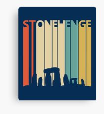 Vintage Retro Stonehenge Canvas Print