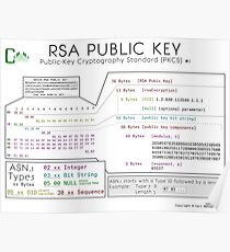 Public RSA Key Poster