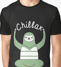 Chilling With Lemur Chillax Great Fashion T-Shirt Graphic T-Shirt