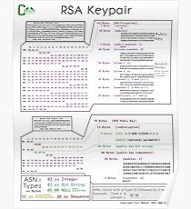 RSA Keypair Poster