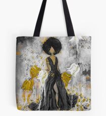 Der Queen Black and Gold Tote Bag
