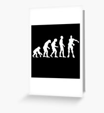 Fortnite Human Evolution Greeting Card