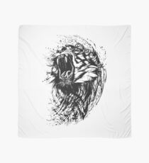 Tiger Watercolor Scarf