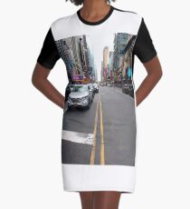 building, architecture, city, skyscraper, office, business, buildings, sky, urban, glass, downtown, tower, skyline, tall, cityscape Graphic T-Shirt Dress