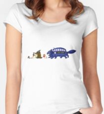 Doctor Totoro Women's Fitted Scoop T-Shirt