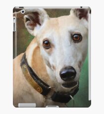 statuesque greyhound portrait iPad Case/Skin