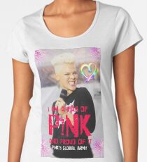 pink beauty sing Women's Premium T-Shirt